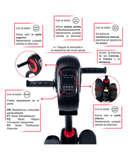 vélo elliptique de rééducation motorisé bras et jambes mode actif et mode passif