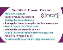 surmatelas climatisé double